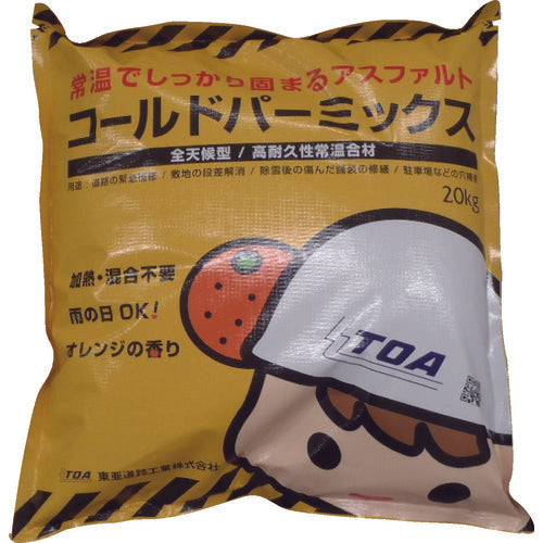 東亜道路工業　補修用アスファルト混合物コールドパーミックス　２０Ｋｇ　（１袋入）　CPM-20　1 袋