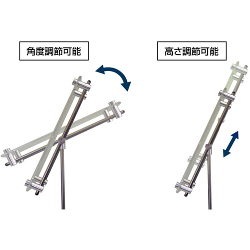 ＴＯＫＩＳＥＩ　パネルスタンド　クリエイティブアクリルスタンド　ポール　Ａ４横　２９７×２１０　CAS-A4Y　1 台