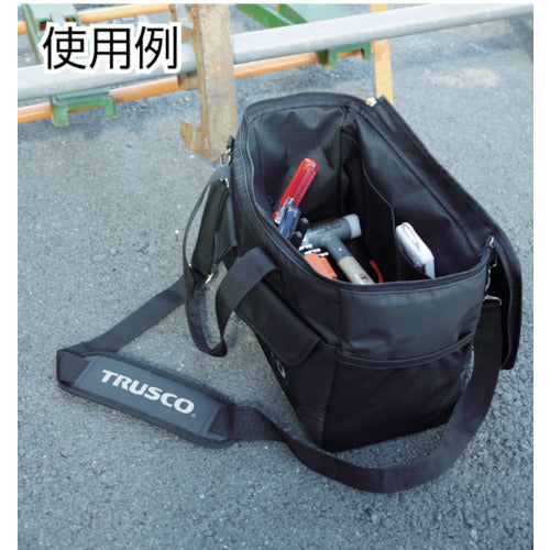 TRUSCO TOUGH Tarpaulin Tool Bag Black TTBA-BK 1 pc