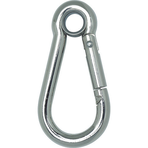 TRUSCO Japanese Carabiner Harken Type A Steel 6 x 60 mm TKH-6A 1 pc