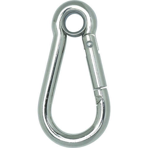 TRUSCO Japanese Carabiner Harken Type A Steel 12 x 140 mm TKH-12A 1 pc
