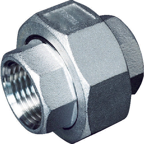 TRUSCO Threaded Pipe Fitting SUS Union 20A TU-20A 1 pc