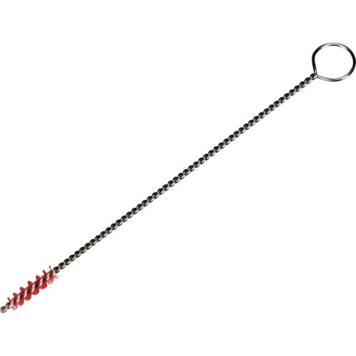 TRUSCO Small Diameter Pipe Brush 3.5mm HACCP Compliant Red TMPB-3.5-R 1 Piece