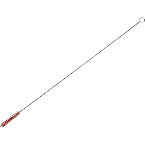 TRUSCO Small Diameter Pipe Brush, Long Type, 8mm, HACCP Compliant, Red, TLPB-8-R, 1 Piece
