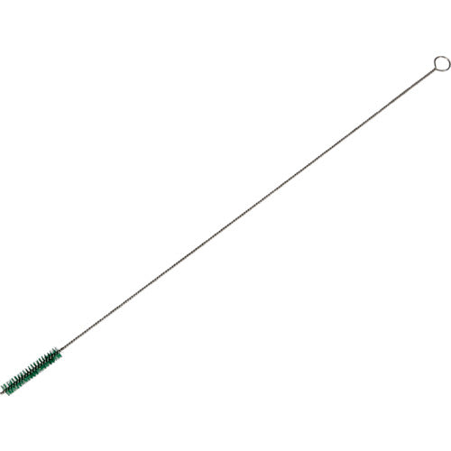 TRUSCO Small Diameter Pipe Brush, Long Type, 8mm, HACCP Compliant, Green, TLPB-8-GN, 1 Piece