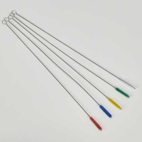 TRUSCO Small Diameter Pipe Brush, Long Type, 8mm, HACCP Compliant, Green, TLPB-8-GN, 1 Piece