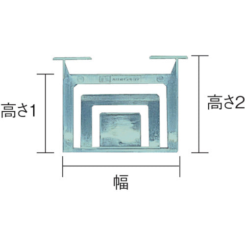 ＴＲＵＳＣＯ　ＤＡシリーズコンテナ用カードケース　ＤＡ５・ＤＡ２４用　DA-CA-NO2　1 枚