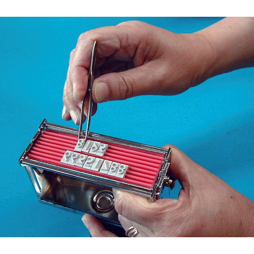 테크노마크 산업용 스탬프 플랫 스탬프·롤 마커용 교체식 고무 활자 YC-8(Y타입·숫자 세트)(8mm) KJ-YC-08 1 S