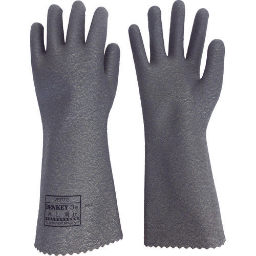 Midori Anzen Solvent and oil resistant gloves Benkei No. 3 A type with anti-slip M BENKEY-NO3A-SUBERIDOME-M 1 pair