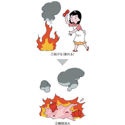 WI＋AK 투척형 소화 용구 병 타입 2(락시 심플) R-01 1개