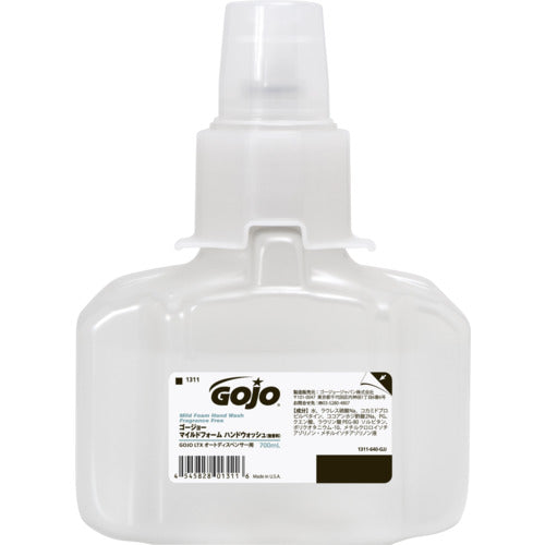 ＧＯＪＯ　ゴージョー　マイルドフォームウォッシュ（無香料）７００ｍＬ（ＬＴＸ用カートリッジ）　1311　1 個