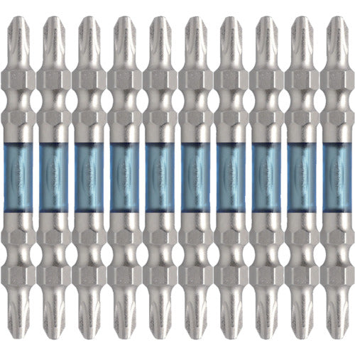 アネックス　ドライバービット（トーションタイプ）　ハイパー龍靭ビット　スリムタイプ　両頭刃先＋２×全長６５ｍｍ　（１０本入）　ARHS-14M-2-65　1 PK