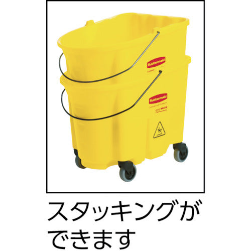 エレクター　【売切廃番】モップ絞り器用オプション　ウェイブブレイクモッピング　バケット　ブラウン　容量３３．１Ｌ　7570-8803　1 個