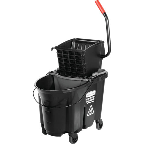 Rubbermaid [Sold out and discontinued] Mop wringer bucket Wavebreak Mopping System Dark gray Capacity 17L 1863975 1 piece