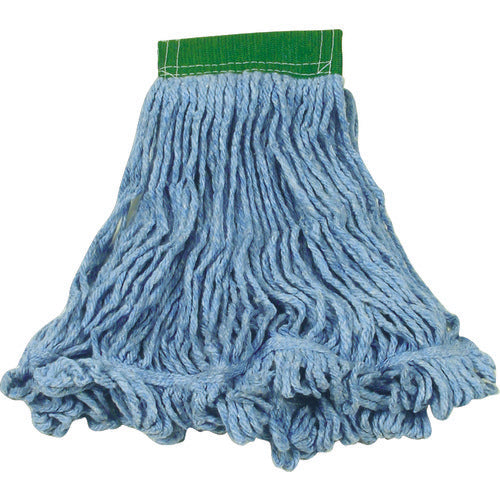 Rubbermaid Mop Cleaning Mop Clamp Style Limited Blue Material Cotton, Synthetic Fiber D2520665 1 pc