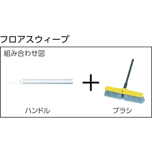 ラバーメイド　【売り切り廃番】フロアスウィープ　ソフトタイプ　馬毛・タンピコブレンド　9B0307　1 個