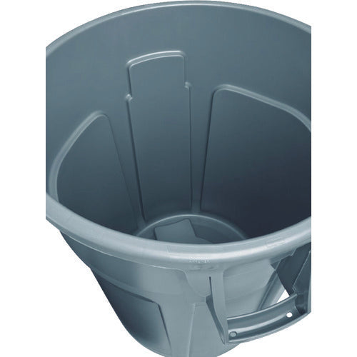 Rubbermaid Round Brute Container with Slits, 75.7L, Dark Green, 262006, 1 pc