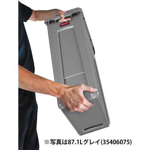 Rubbermaid Slim Jim Container with Vent, 87.1L, Beige, 35406002, 1 pc