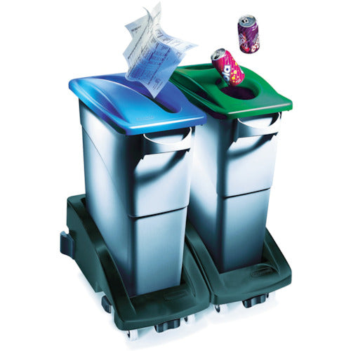 ラバーメイド　スリムジムコンテナ用フタ　取っ手付き　ライトグレー　26888875　1 個