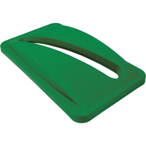Rubbermaid [Sold out and discontinued] Slim Jim container lid for paper disposal, green, 27038806, 1 piece