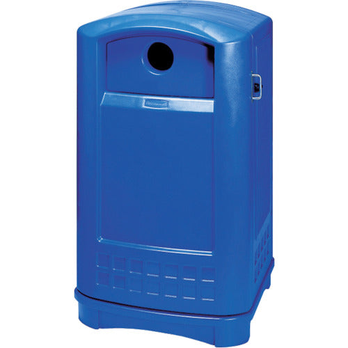 Rubbermaid Plaza Container for Bottle/Can Disposal, Blue, 39687365, 1 Unit