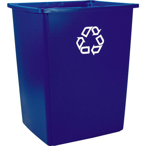 Rubbermaid [Sold out and discontinued] Glutton Recycling Container Blue 256B7365 1 piece