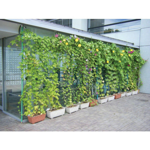 Dio climbing gardening net, green, 10cm square mesh, 1.8m x 30m (W type) 301121, 1 sheet