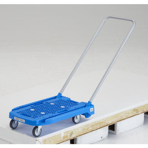TRUSCO Plastic Cart Acro Carry 600X390 Blue AC-1-B 1 Unit
