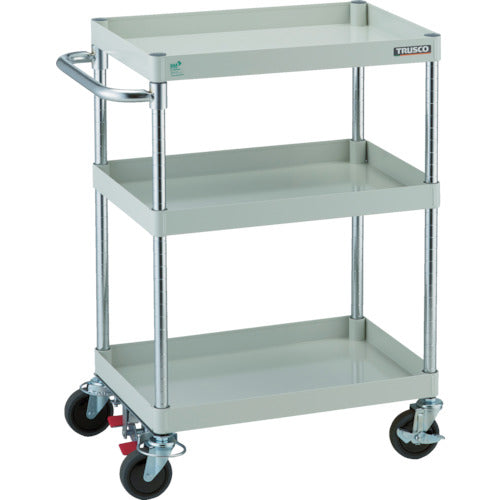 TRUSCO Tool Wagon Phoenix Wagon Noise-reducing 600 x 400 with S White PEW-963-BW 1 unit