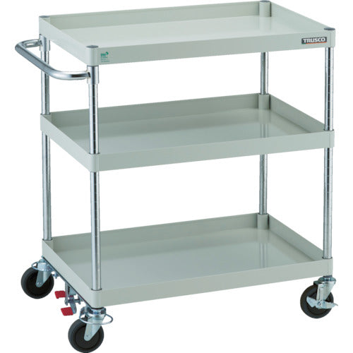 ＴＲＵＳＣＯ　ツールワゴン　フェニックスワゴン　省音　７５０Ｘ５００　Ｓ付　ホワイト　PEW-973-B-W　1 台