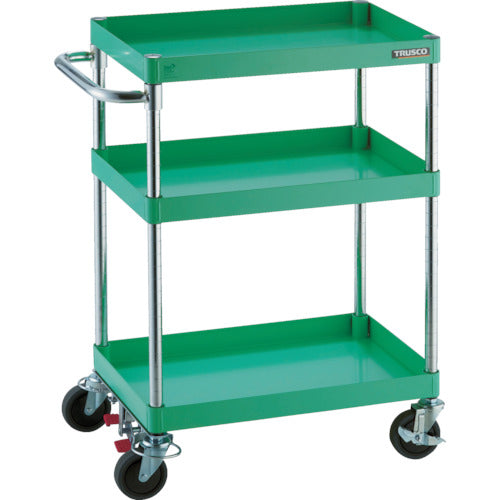 TRUSCO Tool Wagon Phoenix Wagon Noise-reducing 900X600 S included Young Green PEW-993-B-YG 1 unit