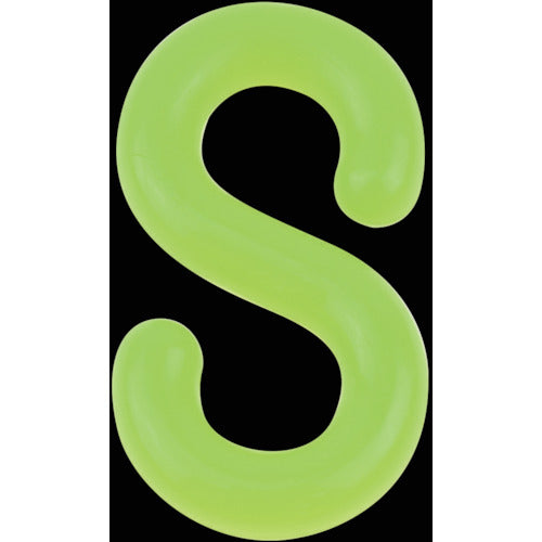 ＴＲＵＳＣＯ　プラフックＳ型　蛍光イエロー　６ＭＭ　（２個入）　TCF6LY　1 袋