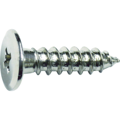 TRUSCO Ultra Low Head Tapping Screw Stainless Steel M4X25 8 Pieces TFTS-0425 1 PK
