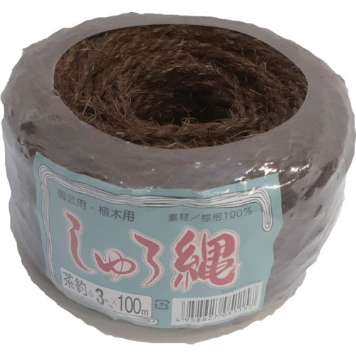Denzo Palm Rope 100m Brown K005 1 Roll – カイゴロウ