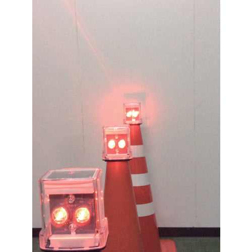 ＣＡＴＥＹＥ　安全コーン用オプション　シグナルスター　幅８９×１７７ｍｍ　LE-150 R/W　1 個