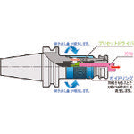 ＮＴ　ＢＴシャンク用ツーリング工具　高さ調整式シンクロ用タップホルダ　シャンクＢＴ３０　９０Ｌ　BT30-STM12-90　1 個