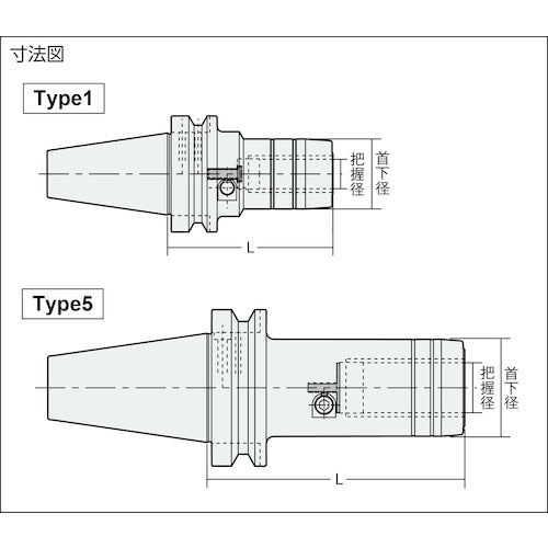 NT 파워 하이드로 척 생크 BT40 파악 직경 32 120L BT40-PHC32A-120 1개