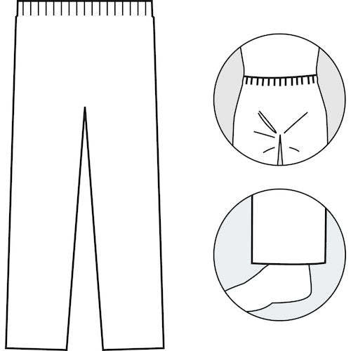 Azeas Tyvek(R) Pants 3480 LL Size 3480-LL 1 unit