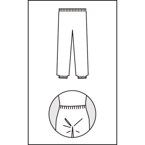 Azeas Tyvek(R) Pants 3581 LL Size 3581-LL 1 unit