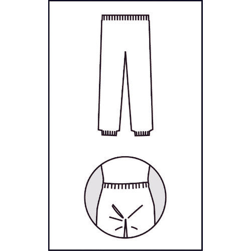 アゼアス　タイベック（Ｒ）製　ズボン　３５８１　Ｍサイズ　3581-M　1 着