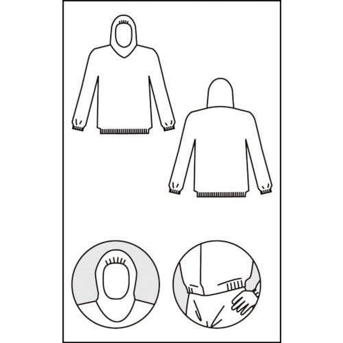 アゼアス　タイベック（Ｒ）製　ヤッケ　７０００Ｐ　３Ｌサイズ　7000P3L　1 着