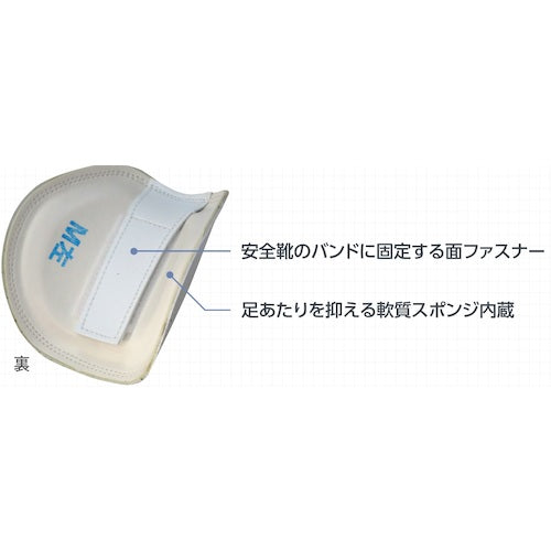 ミドリ安全　　スニーカー用甲プロ　ホワイト　Ｌ　MKP-SK-W-L　1 組