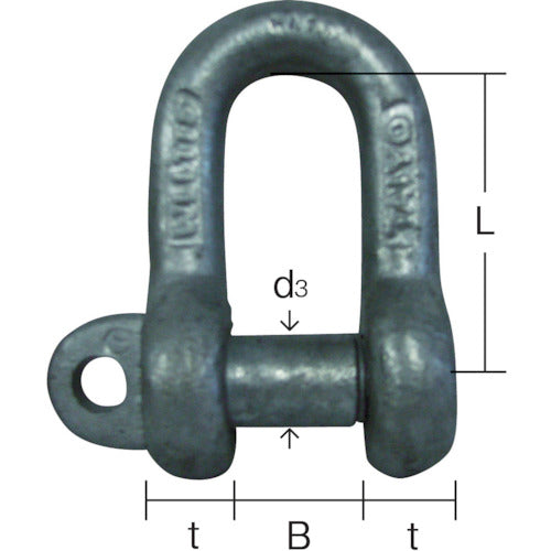 TAIYOH JIS Shackle M Class Dob SC-8 (1012504) JSC8G 1 pc