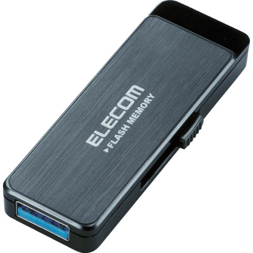 ELECOM USB3.0 플래시 4GB AES 보안 기능 첨부 블랙 MF-ENU3A04GBK 1개
