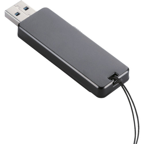 ELECOM USB3.0 플래시 4GB AES 보안 기능 첨부 블랙 MF-ENU3A04GBK 1개