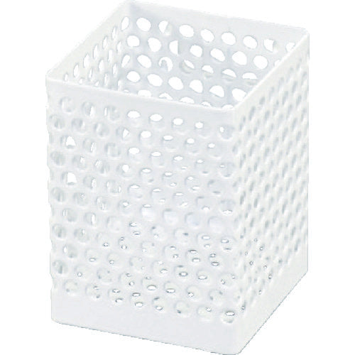 光　メッシュパネル用パーツ　小物入れ　小　白　８０×６１×７５　BW-82　1 個