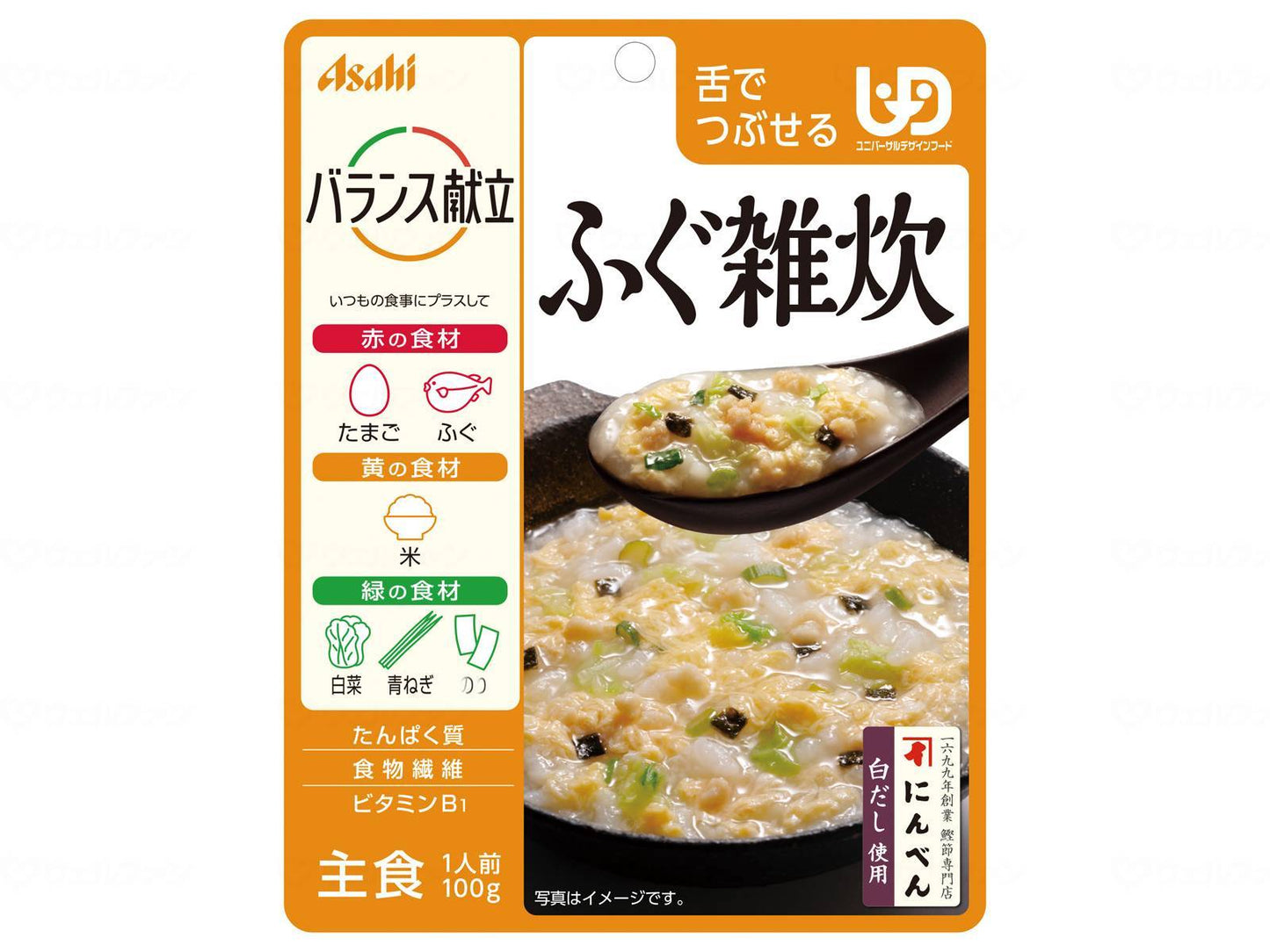 アサヒグループ食品ﾊﾞﾗﾝｽ献立　舌でつぶせる 個 ふぐ雑炊
