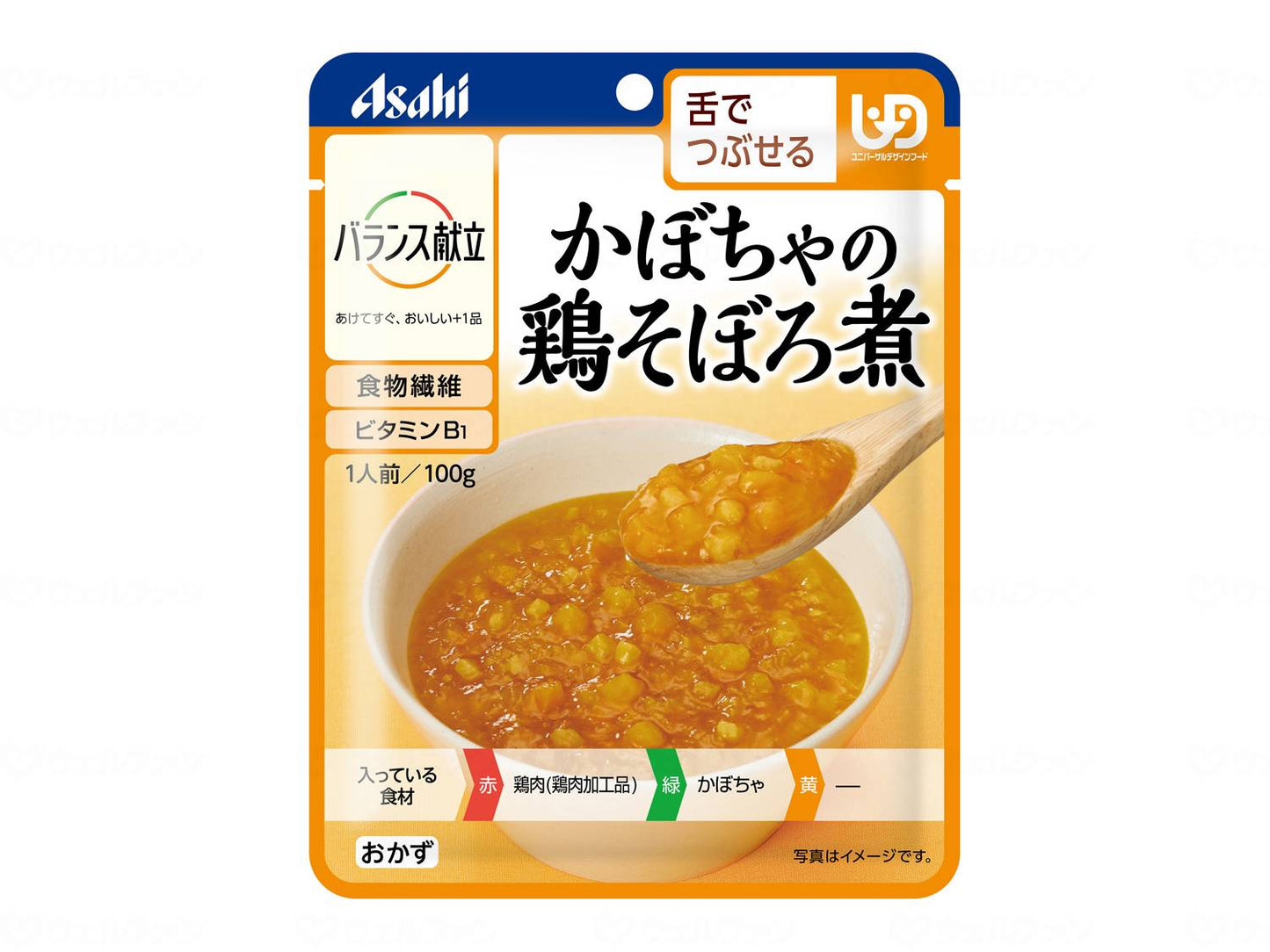 Asahi Group Food Balance Menu - Tongue-crunching Pumpkin and Chicken Mince Simmered