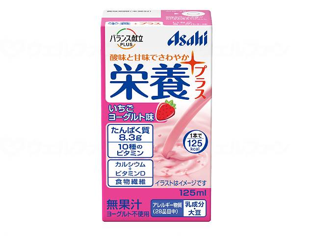 アサヒグループ食品ﾊﾞﾗﾝｽ献立PLUS　栄養ﾌﾟﾗｽ 個 いちごﾖｰｸﾞﾙﾄ味