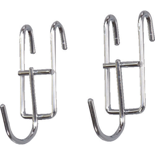 HIKARI Mesh Panel Parts Shelf Bracket Chrome Single Hook KF-14 1 PK